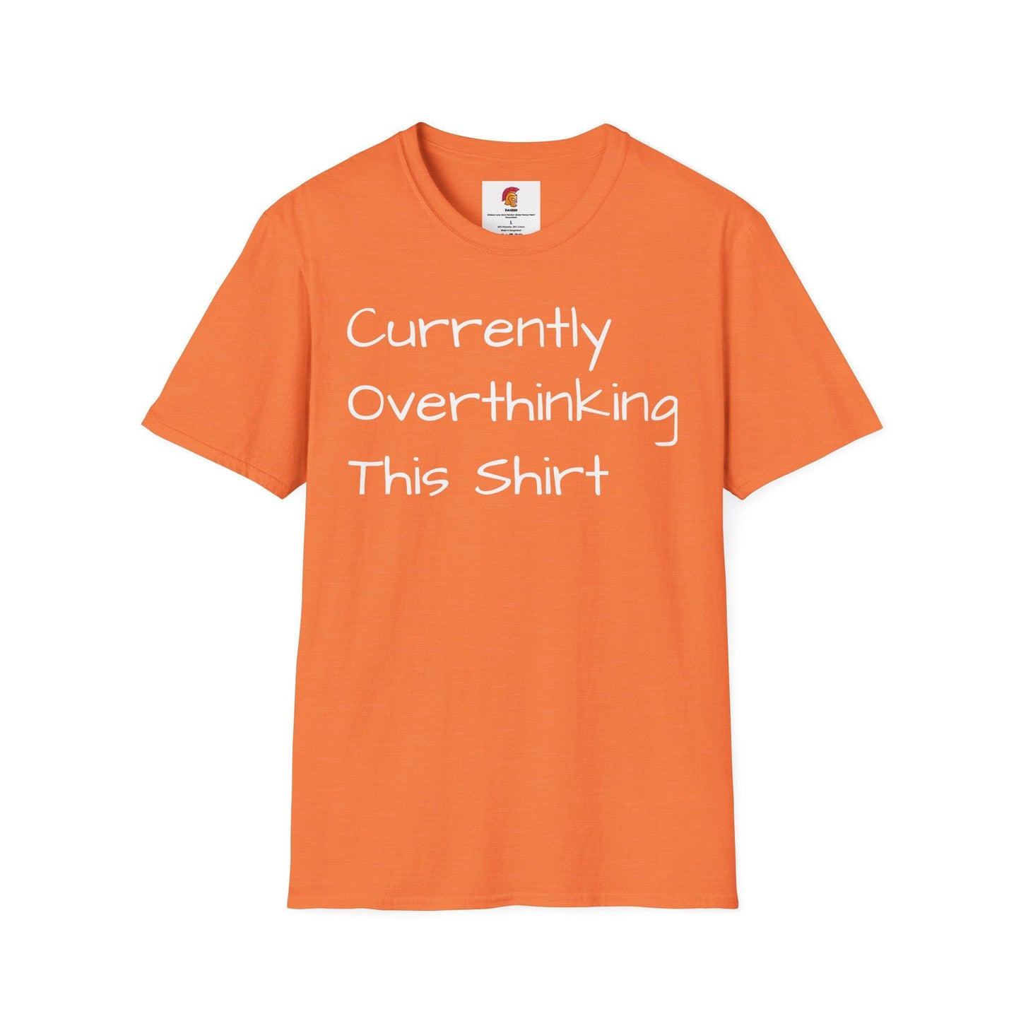 Funny Overthinking T-Shirt for Anxiety Relief, Gift for Friends, Unisex Humor Tee, Casual Outfit, Everyday Wear