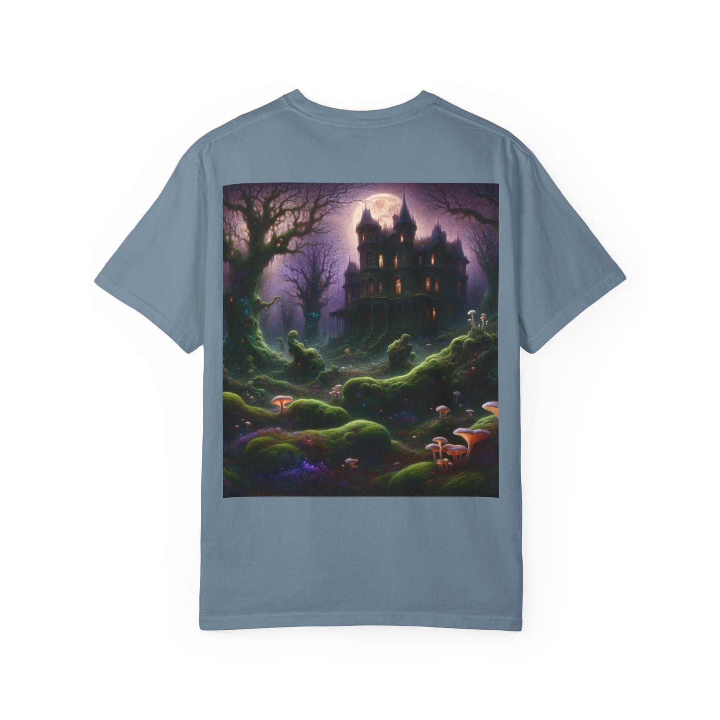 Mystical Unisex Garment-Dyed T-Shirt | Where Beauty Sleeps in Shadows, Gothic Tee, Casual Wear, Perfect for Halloween, Gift for Art [...]